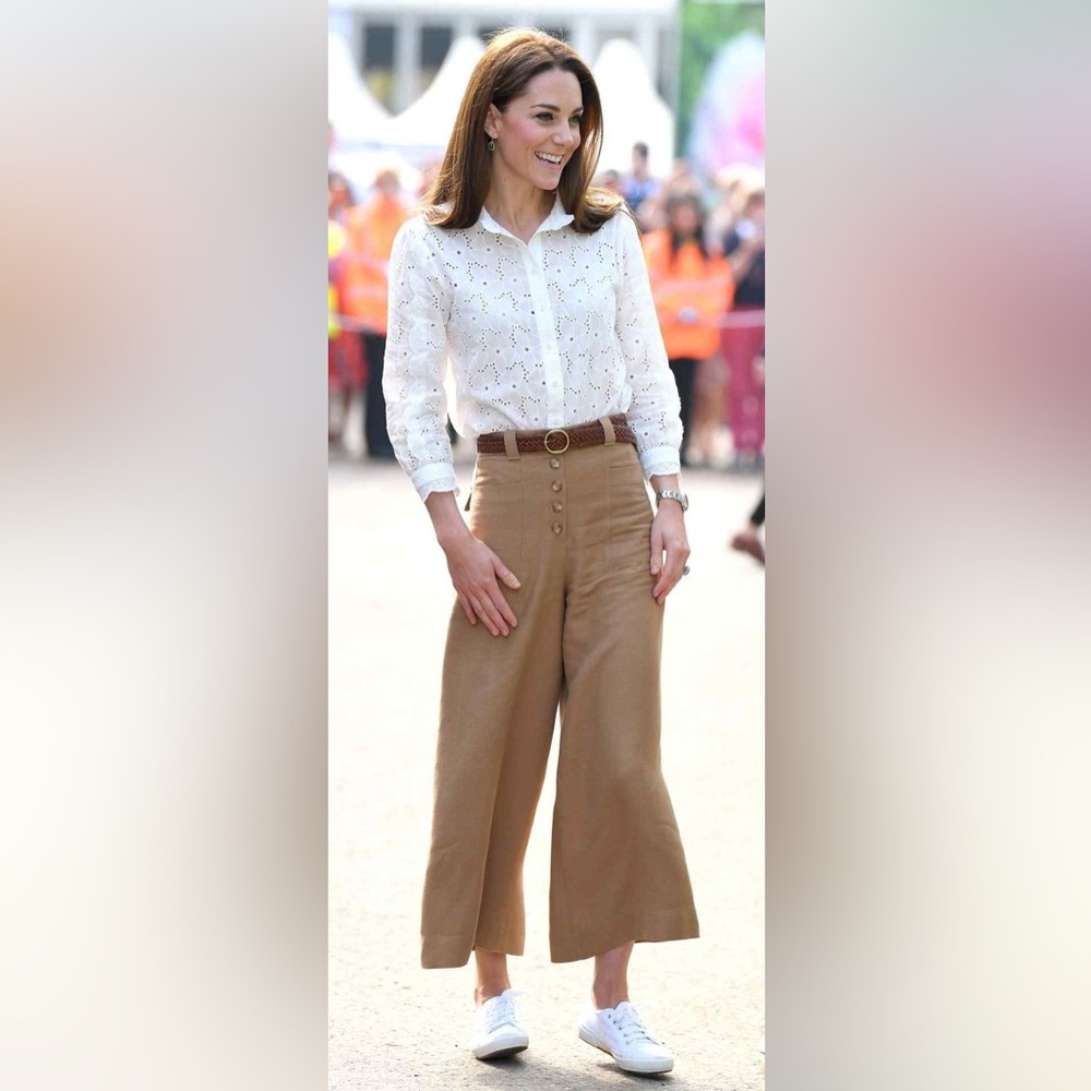 Massimo Dutti Culottes ASO Kate Middleton